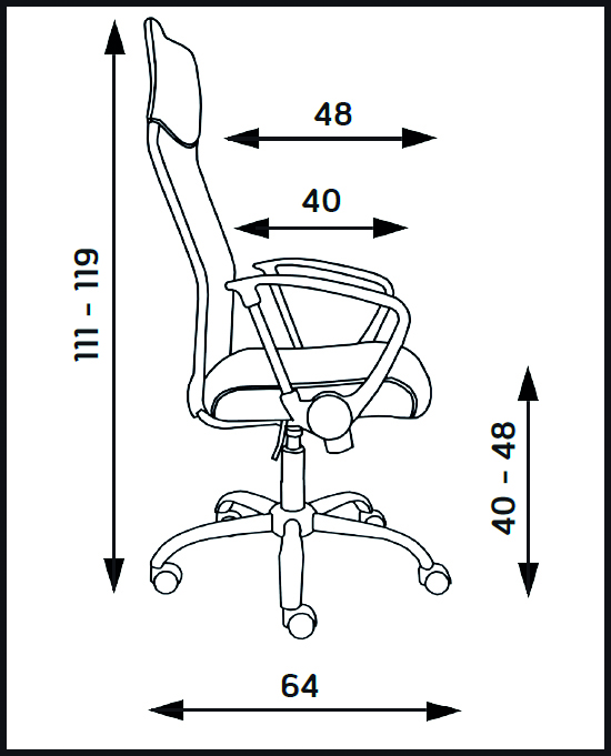 Kancelářská židle Medea